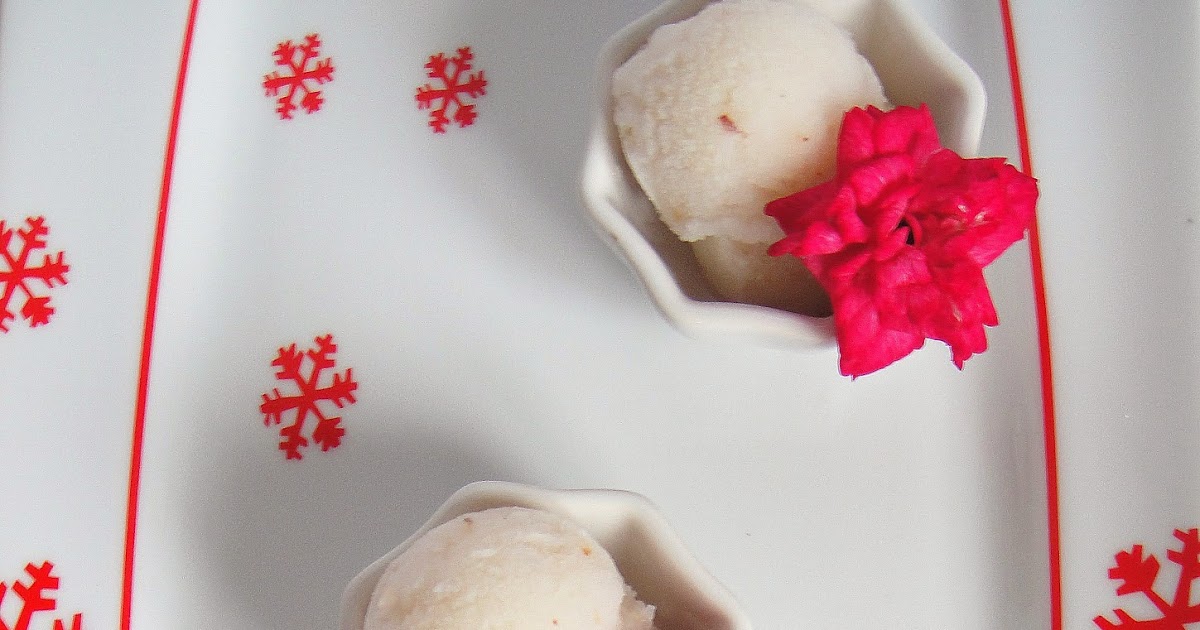 Easy Yummy Cookery: Lychee and Rose Sorbet