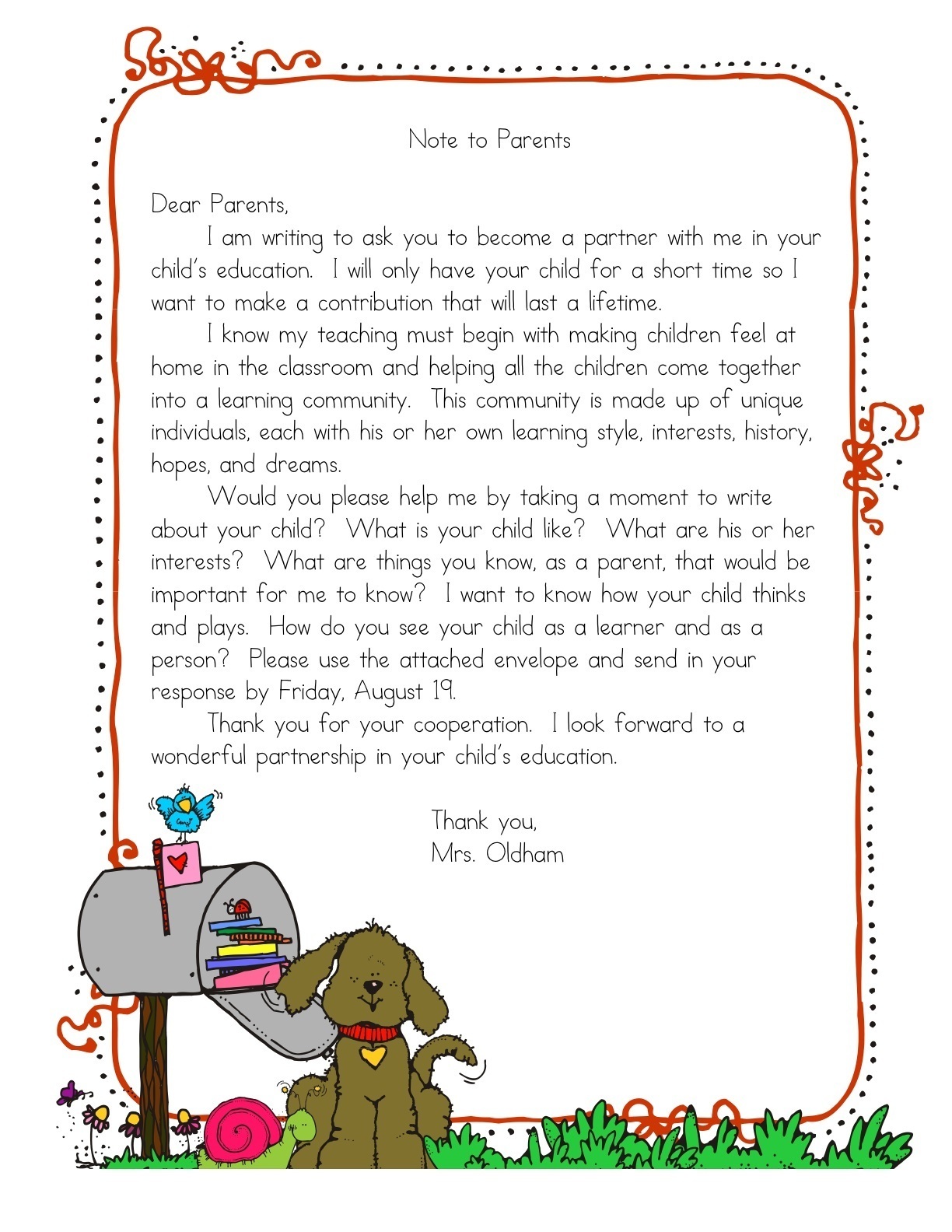 note parents note parents