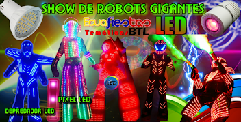SHOW DE ROBOTS PIXEL LED GUAYAQUIL