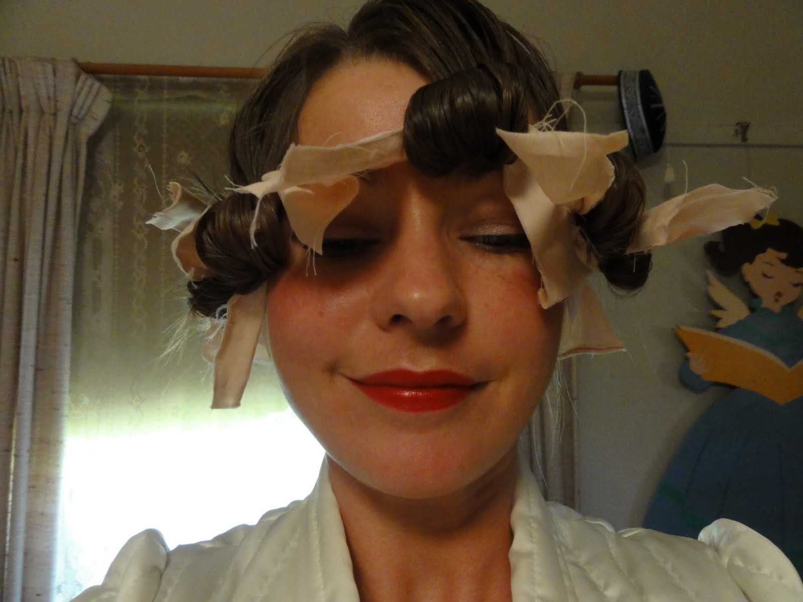 Bells Belles Vintage How l do rag curls......