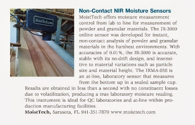 Non-Contact NIR Moisture Sensors