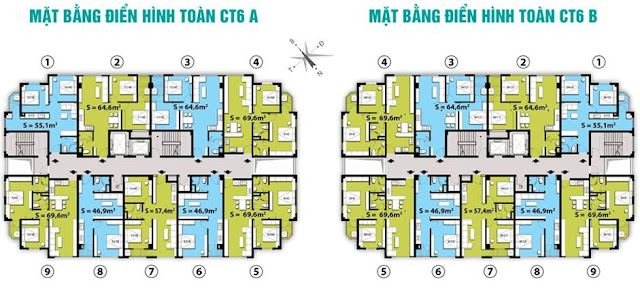 Chung Cư Đặng Xá CT6  cách Hồ Gươm 12 phút đi xe giá chi từ 543 tr căn