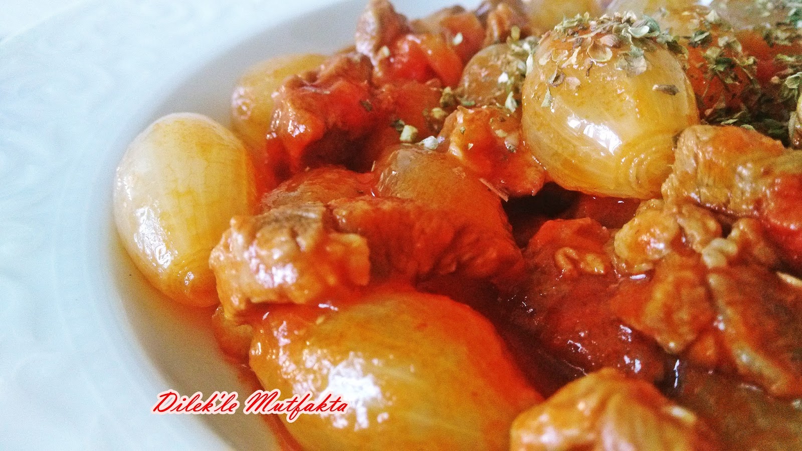 Arpacık Soğanlı Etli Yahni Yemeği Dilek�le Mutfakta