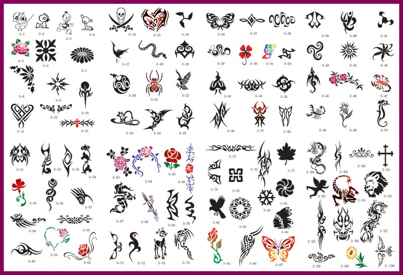 Types of Tattoos in The World: Stencils Designs
