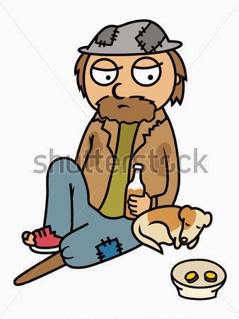 Chistes cortos - Vagabundos en invierno. Chiste corto, invierno, vagabundos, cartones, suelo, dormir, infierno, calefacción.