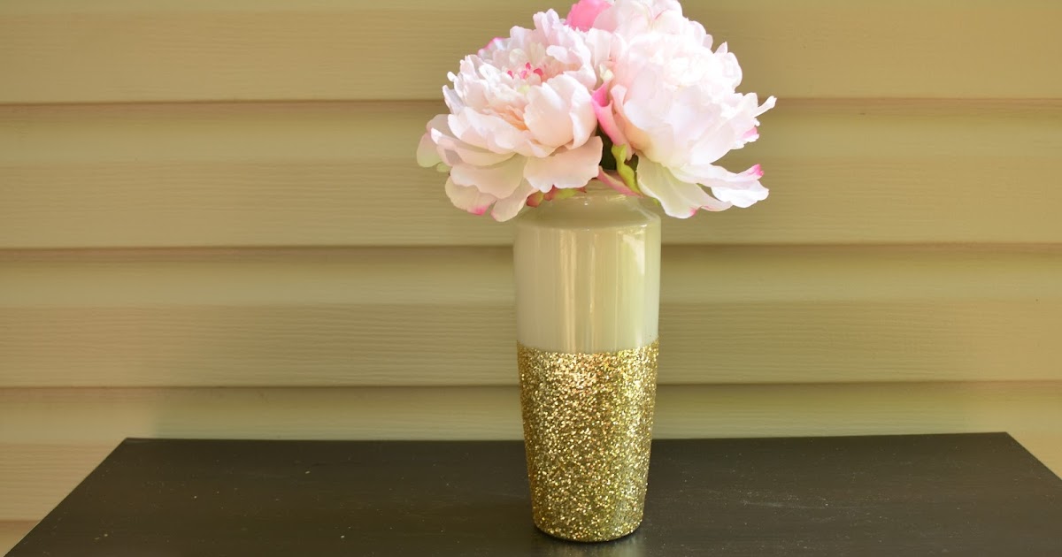 Stella Lane Designs Gold dipped vase 2 ways