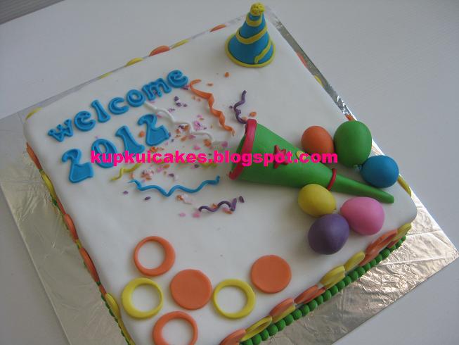 Kupkui Cakes: happy new year cake (5)