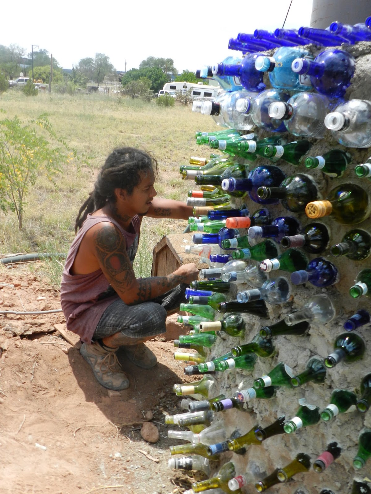 Spirit & Sol GLASS BOTTLE WALL
