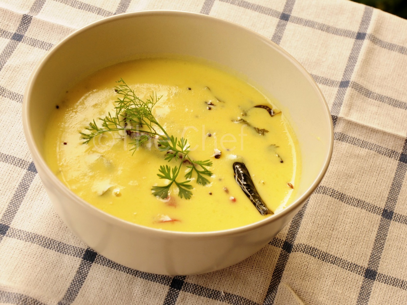 The Chef Dahi Kadhi/ Hot Yoghurt soup