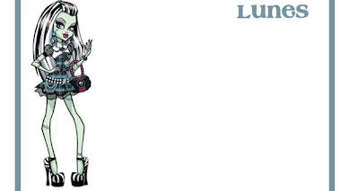 Agenda para imprimir de monster high