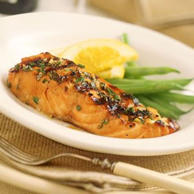 Grilled Bourbon Salmon in Orange Juice SeafoodRecipesWorldwide