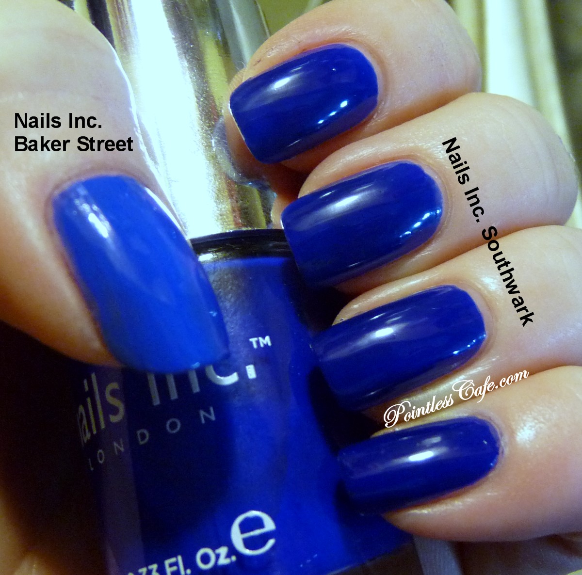 Nails Inc. Southwark with a Baker Street Comparison Pointless Cafe