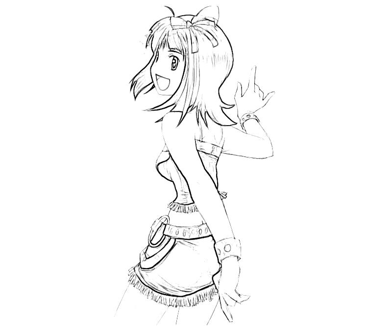 Printable Idolmaster Haruka Amami Cute Coloring Pages printable-idolmaster-haruka-amami-cute-coloring-pages