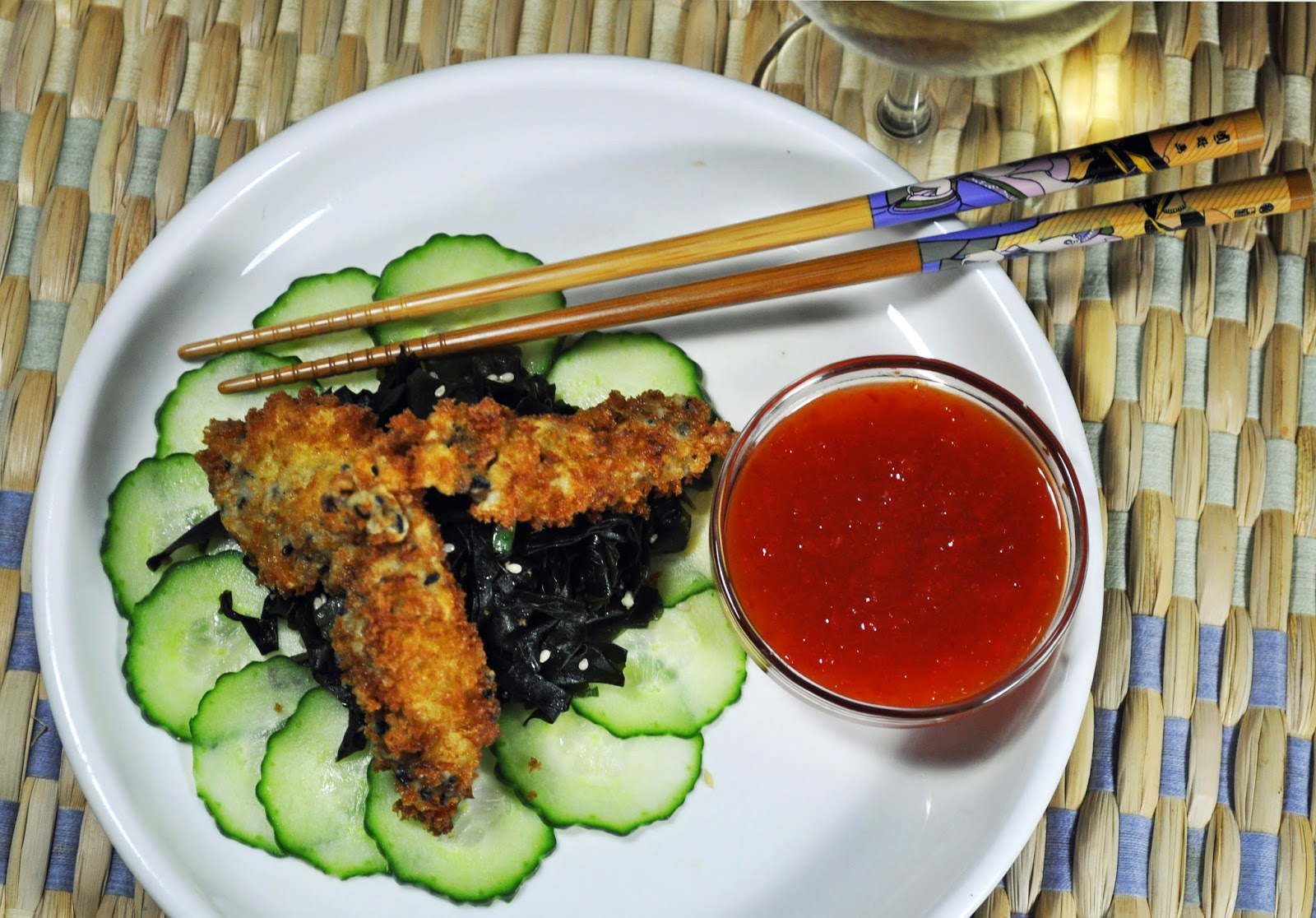 37 Cooks Black Sesame Fried Oysters with Red Pepper Dipping Sauce and