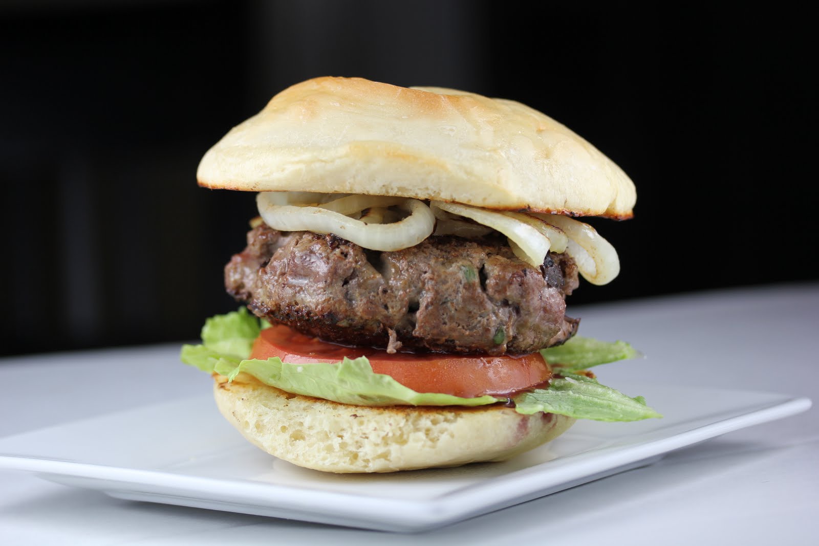 Bison Burger A Zesty Bite