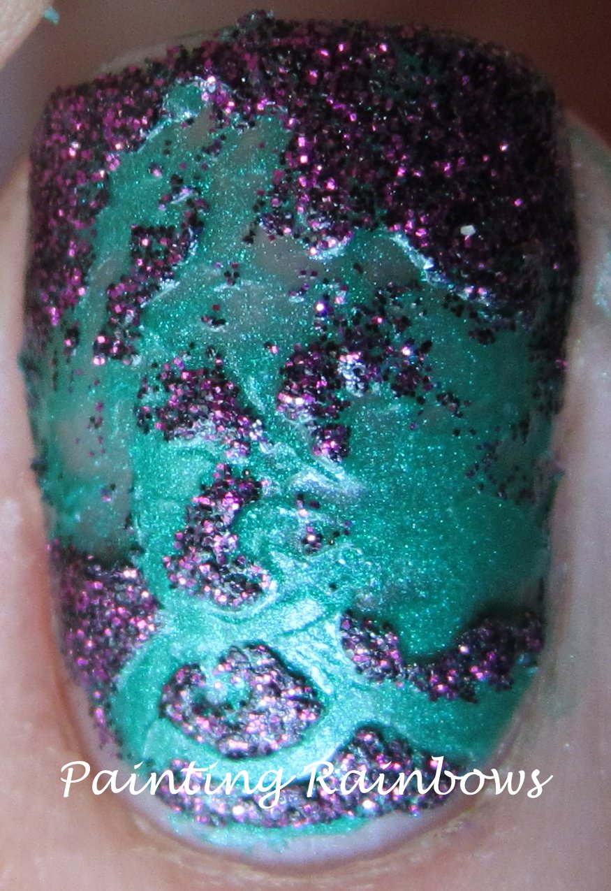 Painting Rainbows Liquid Latex Polishing Tutorial