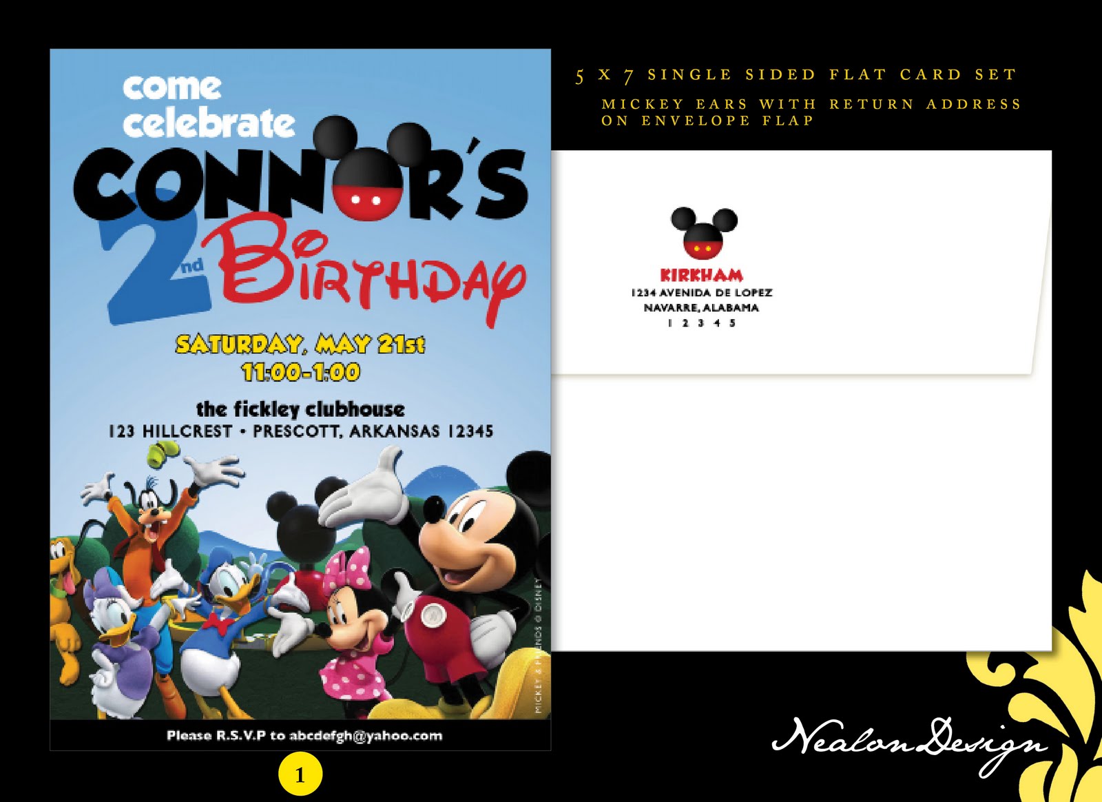 mickey mouse clubhouse invitations template