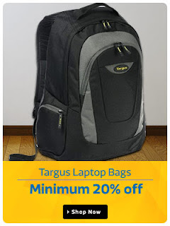 Minimum 20% off| On Targus Bags