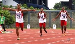 Indonesia team estafet 4x100m relay