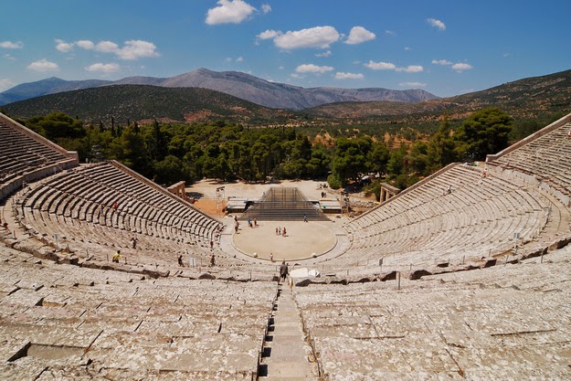 36. The acoustics at Epidavros will blow your mind. (Built in the 4th-century B.C., the theater seats 15,000 people.) - 49 Reasons To Love Hellas (Greece) 36. The acoustics at Epidavros will blow your mind. (Built in the 4th-century B.C., the theater seats 15,000 people.) - 49 Reasons To Love Hellas (Greece)