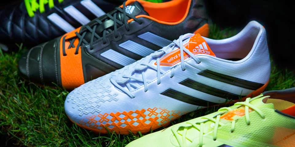 botines adidas naranja