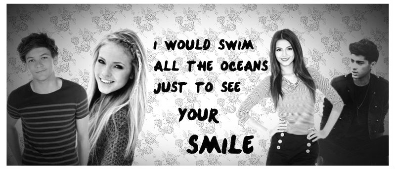 I Would swim all the Oceans just to see you Smile.♥