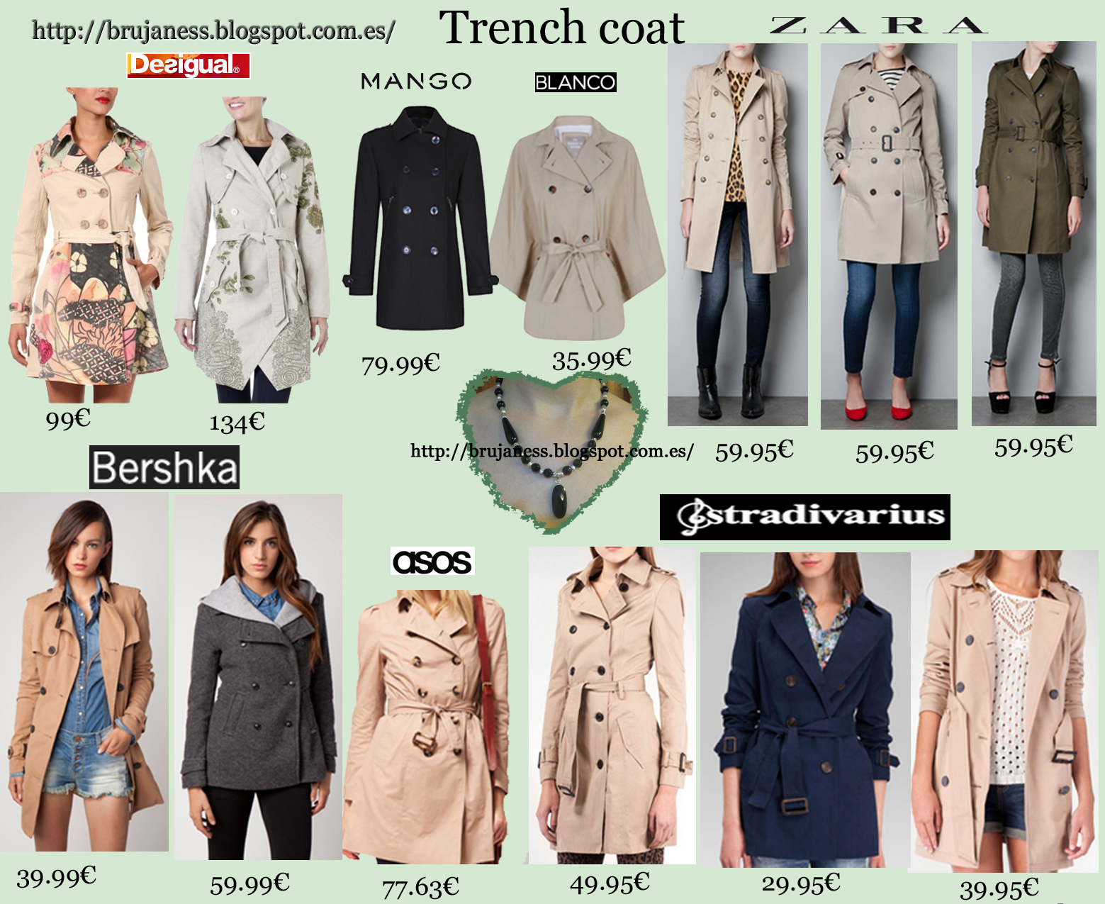 Brujaness Fashion Trench Coat Tendencias Moda Temporada OtoñoInvierno