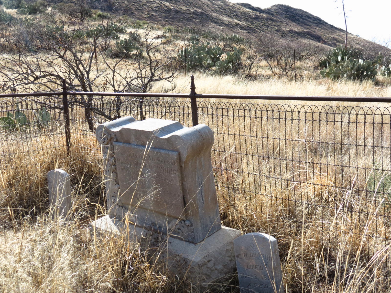 A Shot in the Light Pioneer Cemetery at Dos Cabezas, Arizona
