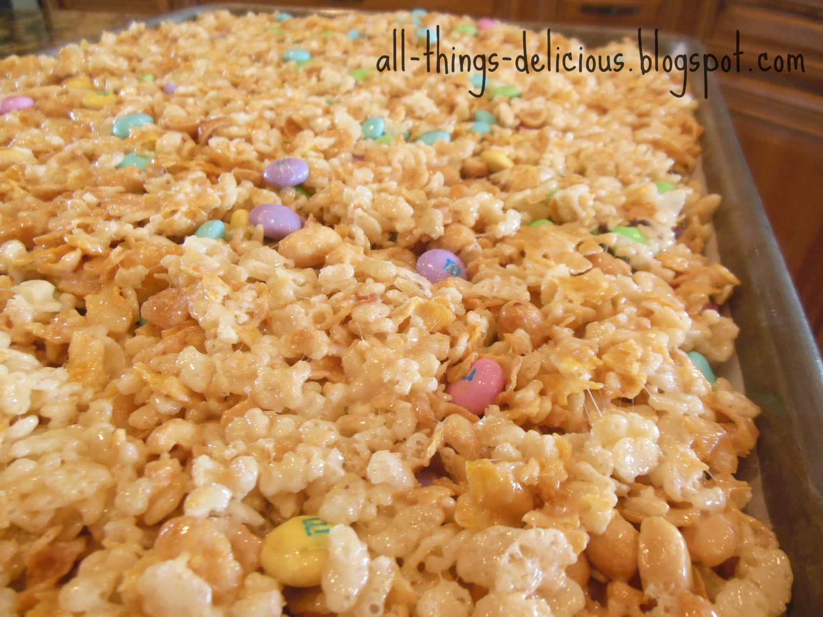 ALL THINGS DELICIOUS Crunchy Krispie Treats
