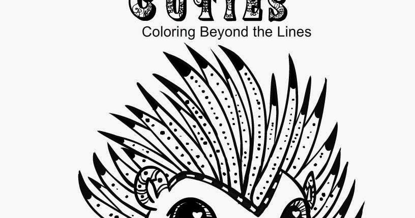 Creative Cuties: Hedgehog Cutie coloring page