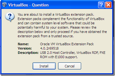 how to install virtualbox extension pack how to install virtualbox extension pack