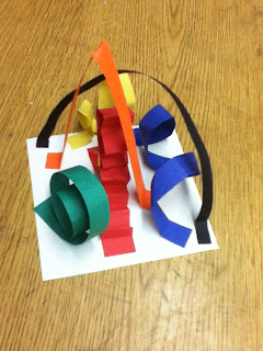 Ms. Malone's Art Room: Kindergarten line sculptures