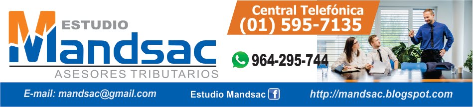 Estudio de Asesoria y Consultoria, tributaria, laboral, contable.