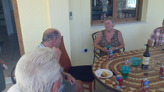 Annie (one of the previous owners) talking with James & Alan.