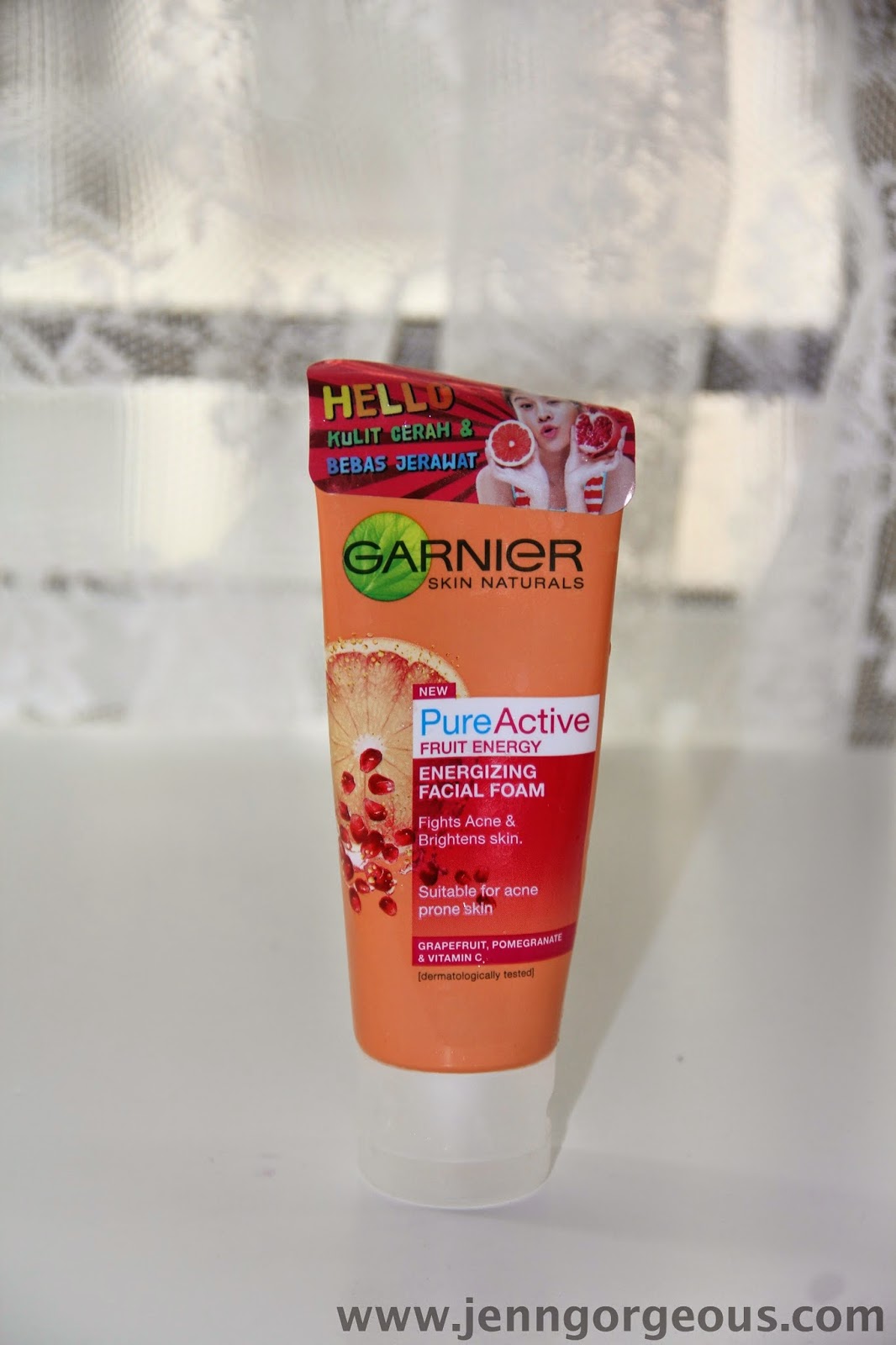 Garnier Pure active fruit energy energising facial foam review