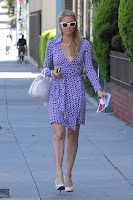 Paris Hilton out in Beverly Hills in a hot dress