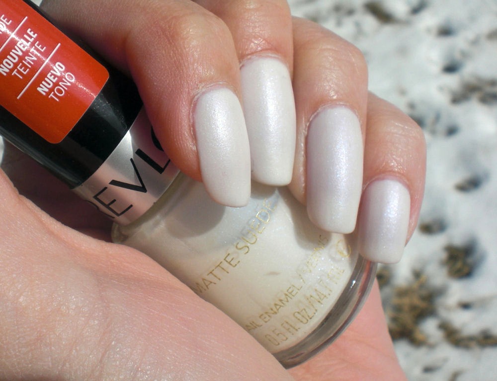 Concrete and Nail Polish Revlon Powder Puff