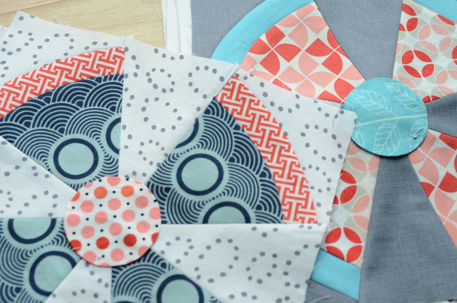 Hyacinth Quilt Designs My modern Log Cabin quilt...