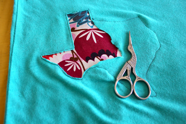 Reverse Applique Technique
