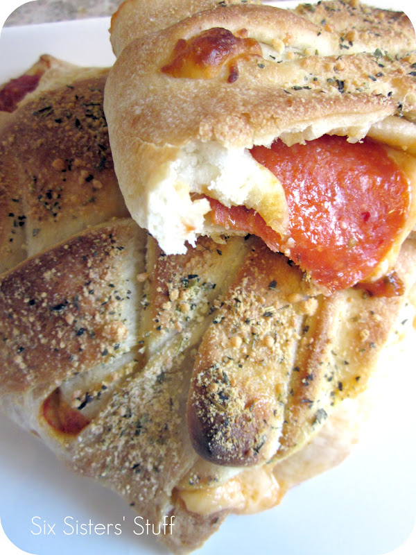 Braided Pizza Loaf Recipe Six Sisters' Stuff