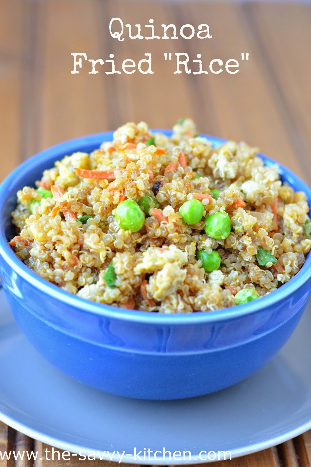 The Savvy Kitchen Quinoa Fried "Rice"
