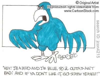 Saint Marty: March 16: Always Something, Bluebird of Happiness