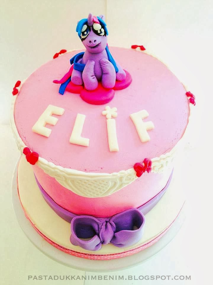Pasta Dükkanım My Little Pony Twilight Sparkle Temalı Pasta