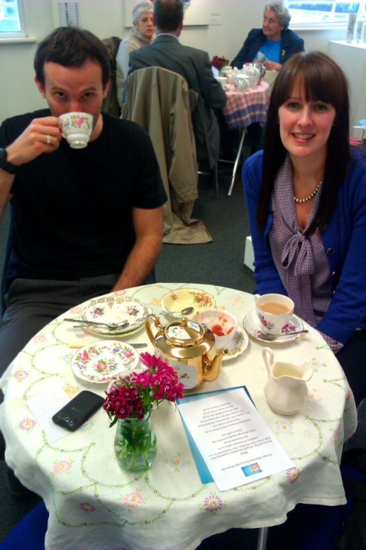 Good gobble! Pop Up Vintage Tea Room at Sale Waterside Art Gallery