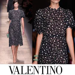 Valentino Ruffle Front Coat and Valentino Spring 2013-Ready to Wear