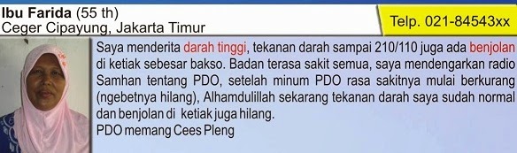 19. Umur 55 Tahun: Darah Tinggi, Benjolan Sebesar Bakso