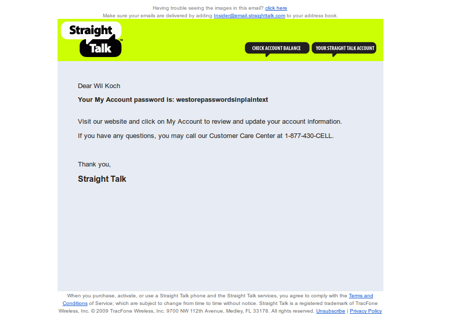 Straight Talks not so straight security Technology Privacy