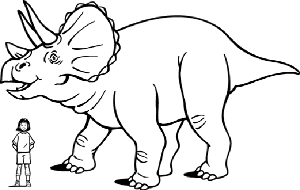 Dibujo De Dinosaurio Para Colorear