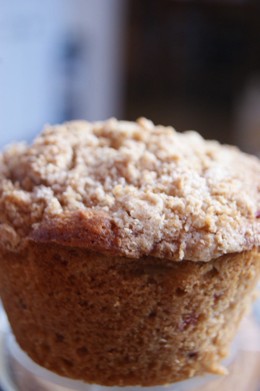 The Lunch Lady Cranberry Apple Muffins