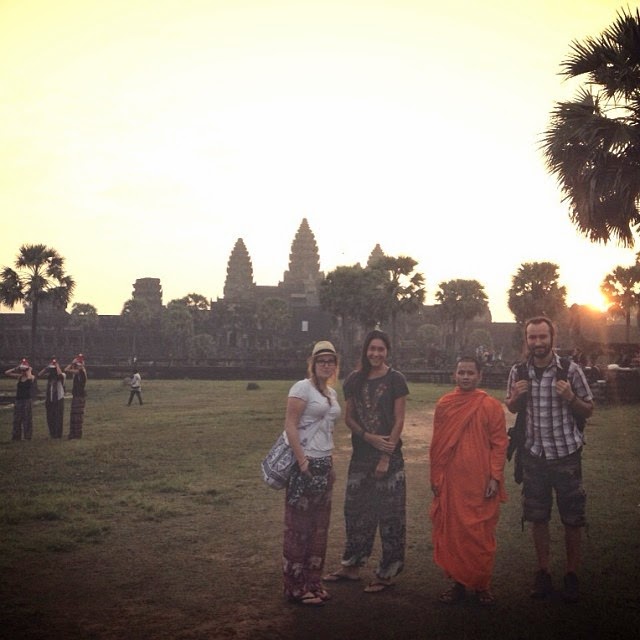 Angkor Wat on Christmas Morning